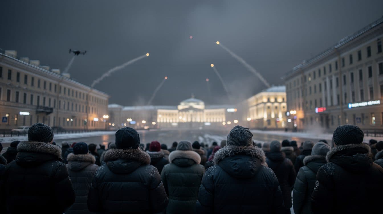 Ukrainische Drohnen stören Putins Wirtschaftsforum in St. Petersburg