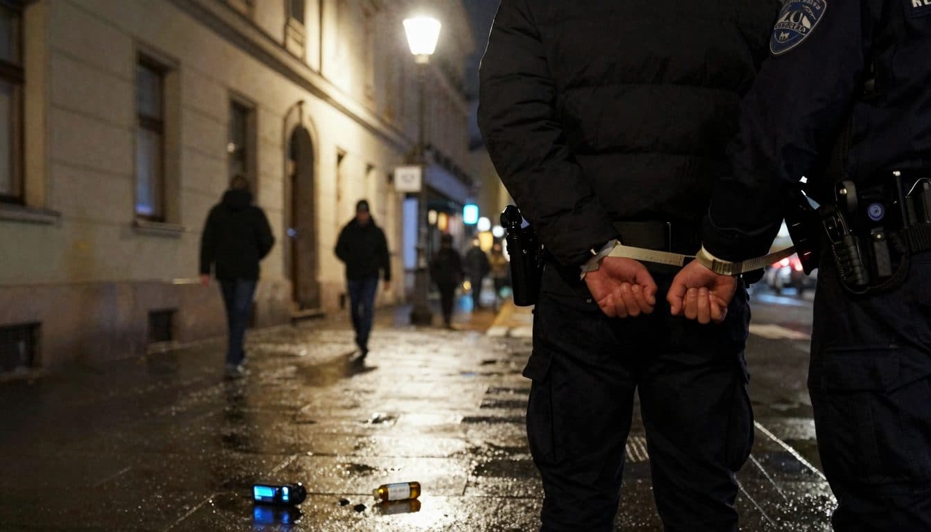 Betrunkene Frau greift Polizisten in Wien-Simmering an und wird festgenommen