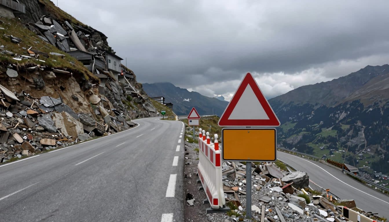 Kaunertaler Gletscherstraße wird am Dienstag nach Murenabgängen wieder freigegeben