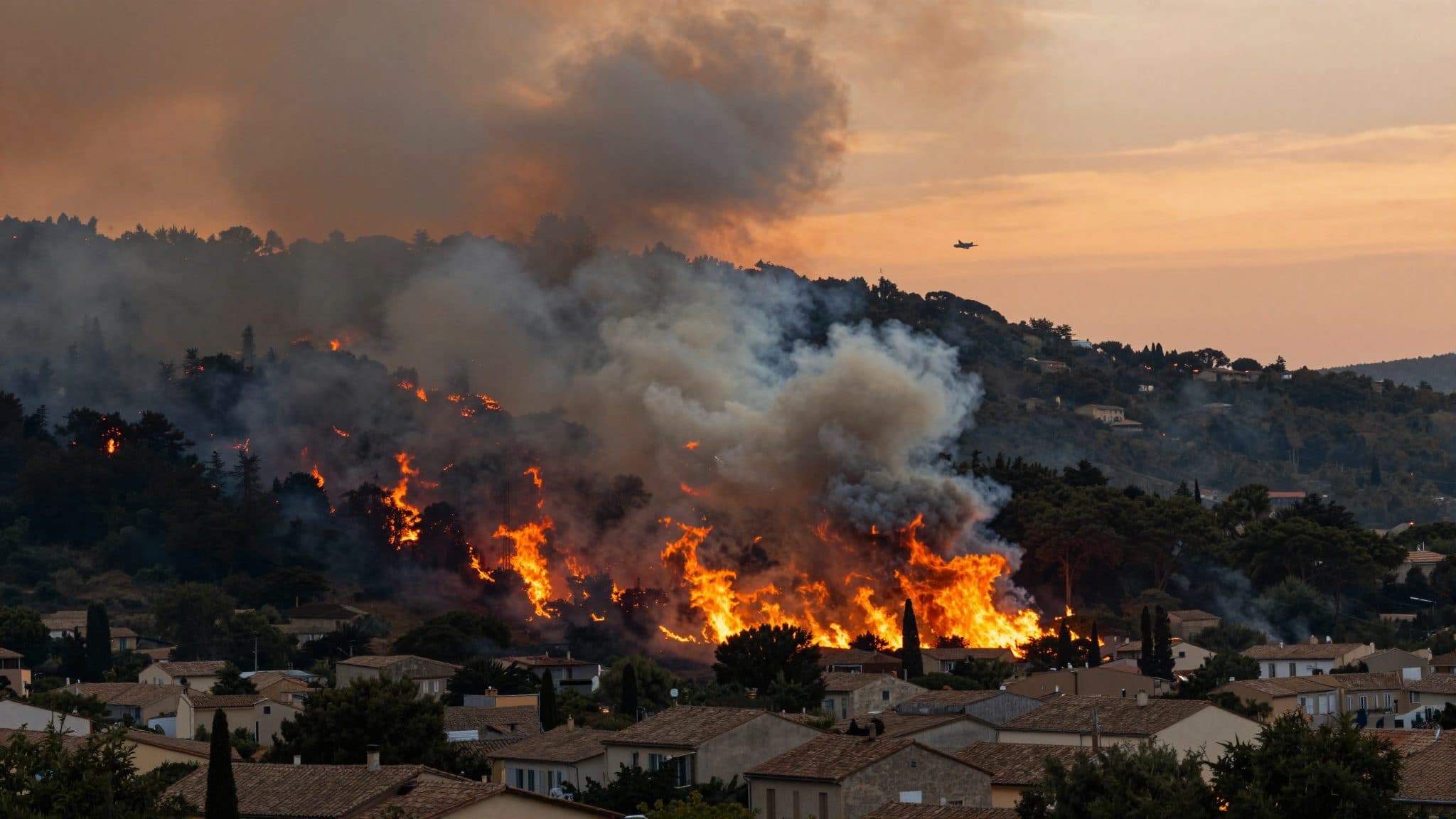 Waldbrand in Südfrankreich: Hunderte Menschen fliehen, fast 1.000 Feuerwehrleute im Einsatz