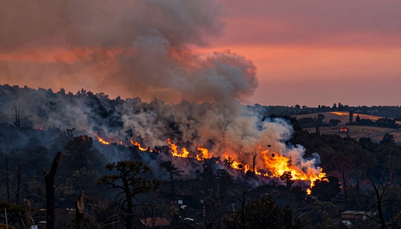 Waldbrand in Andalusien wächst auf 8000 Hektar – Großeinsatz in der Provinz Huelva
