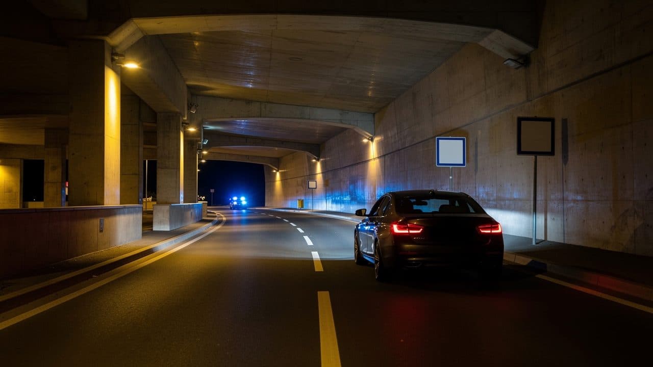 17-Jähriger mit 128 km/h durch Flughafenunterführung in Salzburg: Polizei beschlagnahmt Auto