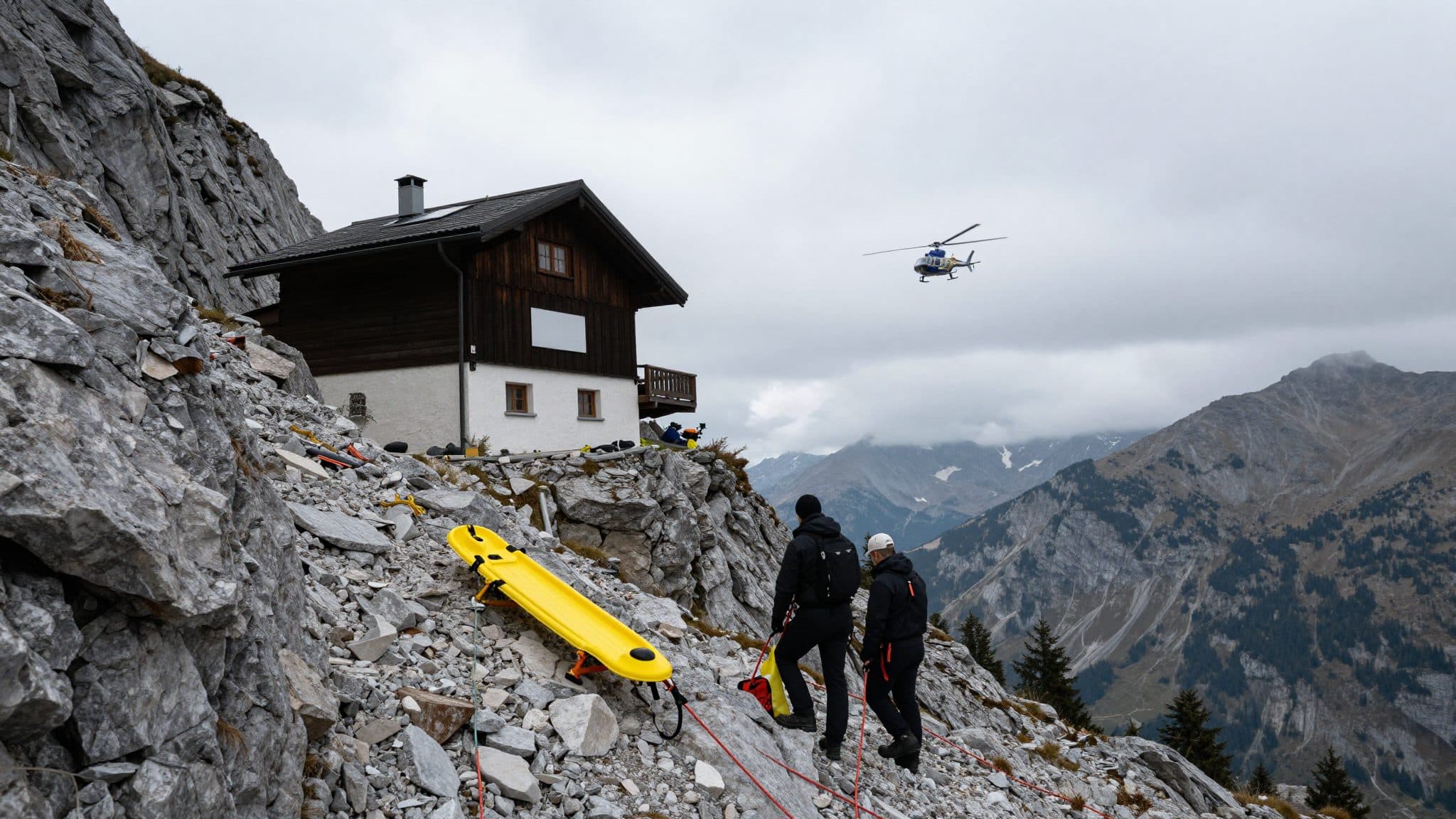 Deutscher Wanderer stürzt bei Familienausflug in Vorarlberg 200 Meter ab