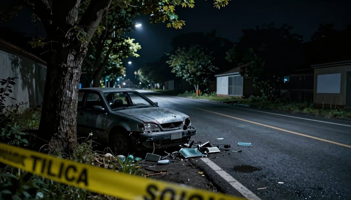 Zwei Männer sterben bei Verkehrsunfall mit Baumaufprall in Oberösterreich