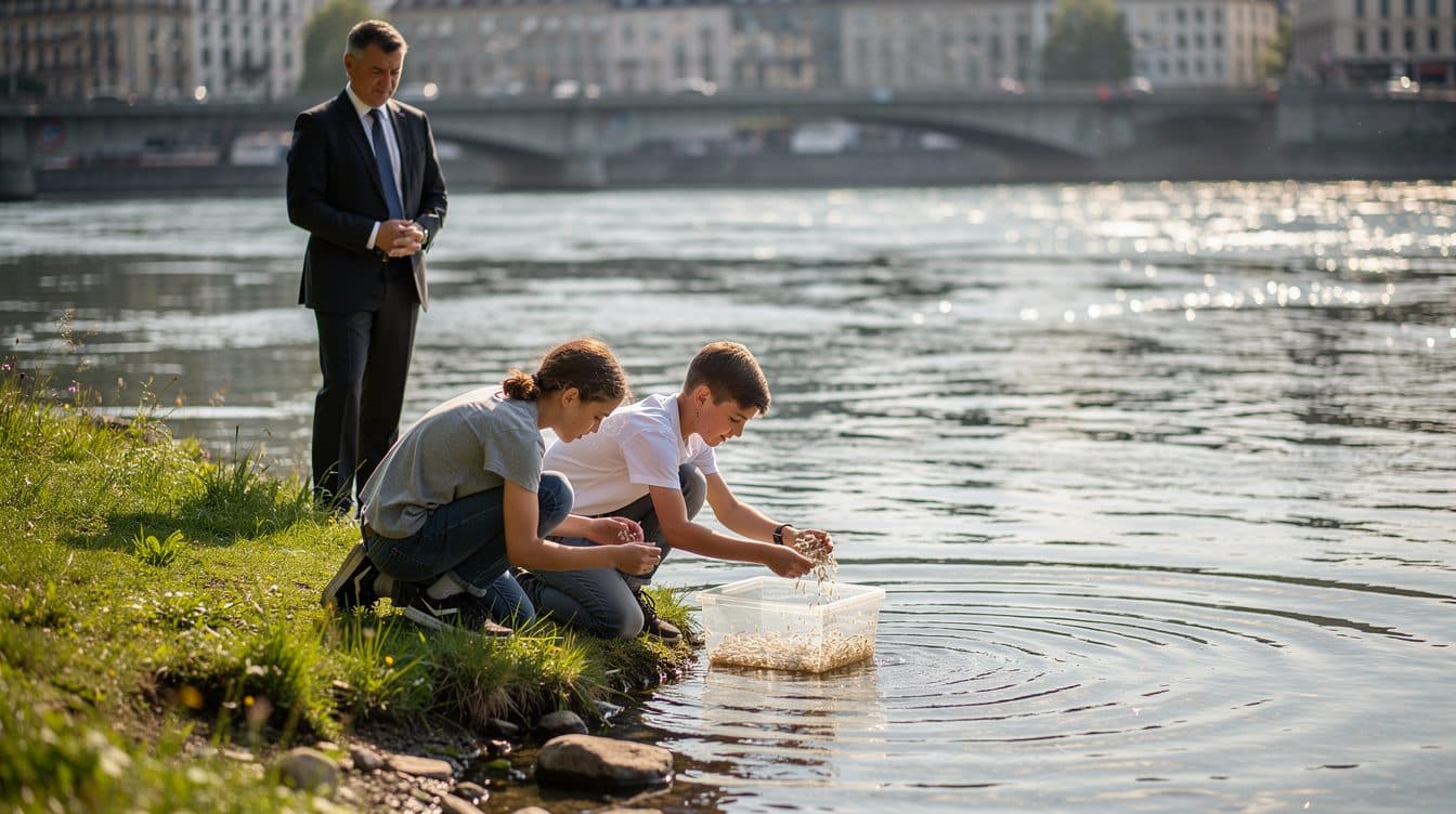 50.000 Maifischlarven im Rhein ausgesetzt: Ein Hoffnungsschimmer für die Artenvielfalt