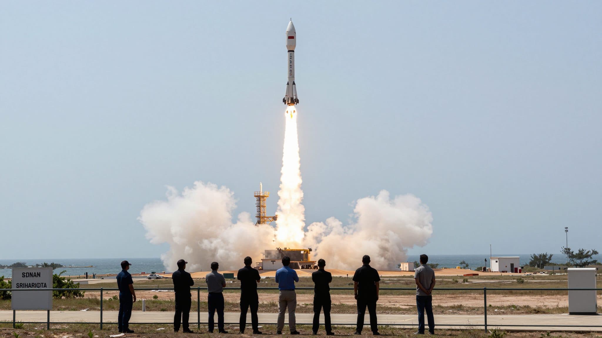 Indiens erste privat gebaute Orbitalrakete „Vikram 1" erreicht den Weltraum