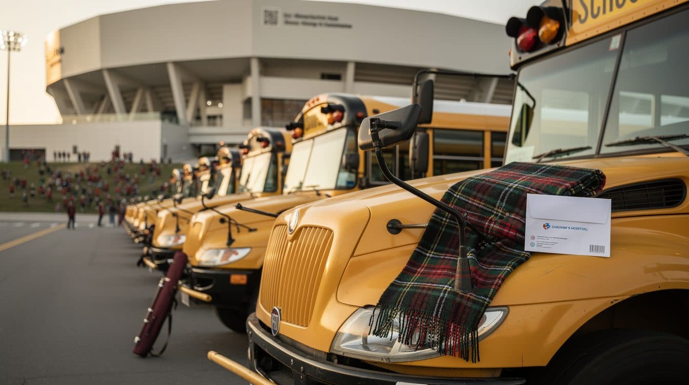 Schottische Fans sparen mit Schulbussen bei WM-Anreise und spenden Differenz