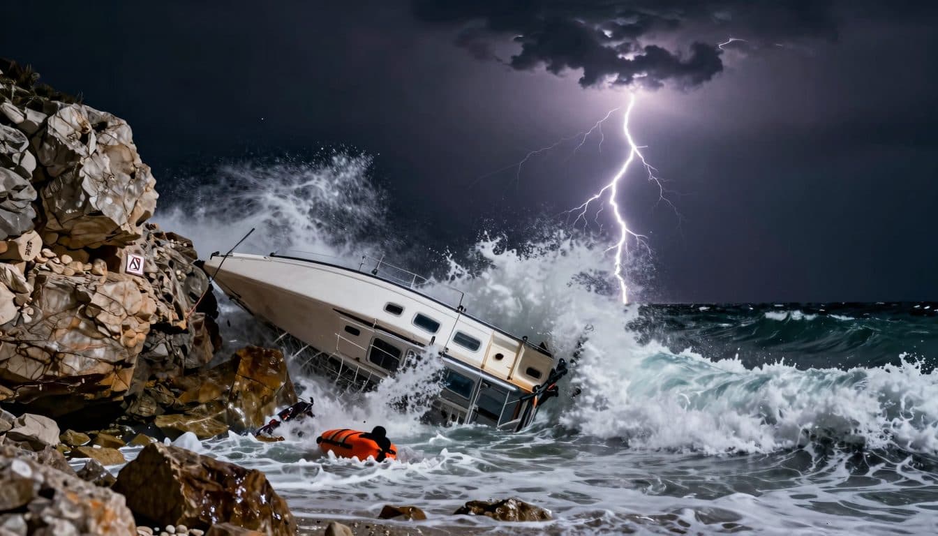 Schwere Unwetter in Kroatien: Drei Österreicher nach Schiffbruch auf Istrien gerettet