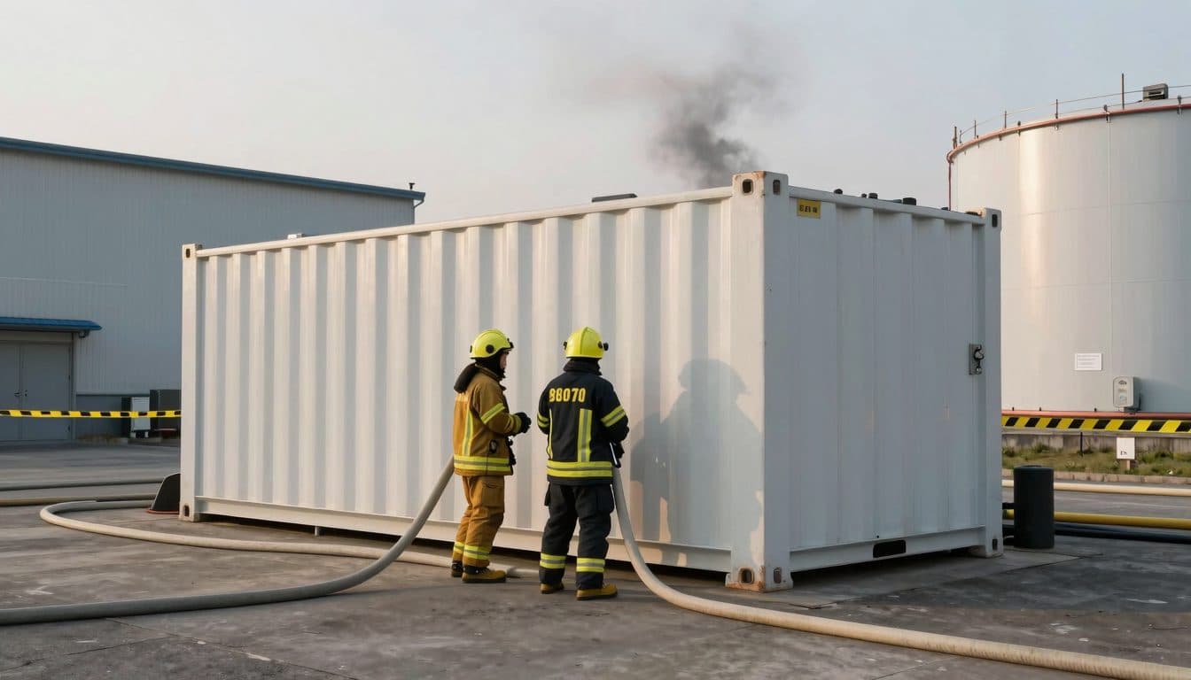 Batteriespeicher in Bautzen brennt seit Dienstagnachmittag – 45 Menschen vorsorglich evakuiert