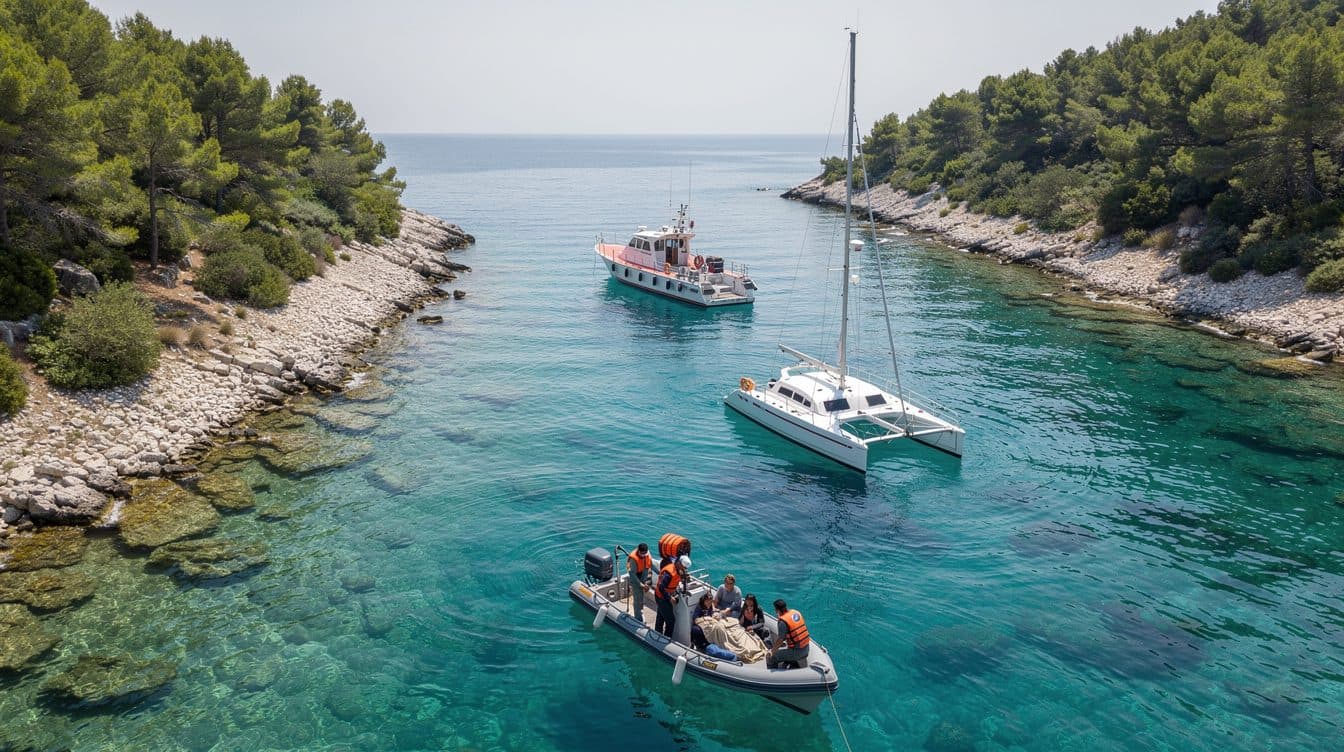 Drei Tote bei Kollision zwischen Katamaran und Segelboot vor der kroatischen Adriaküste