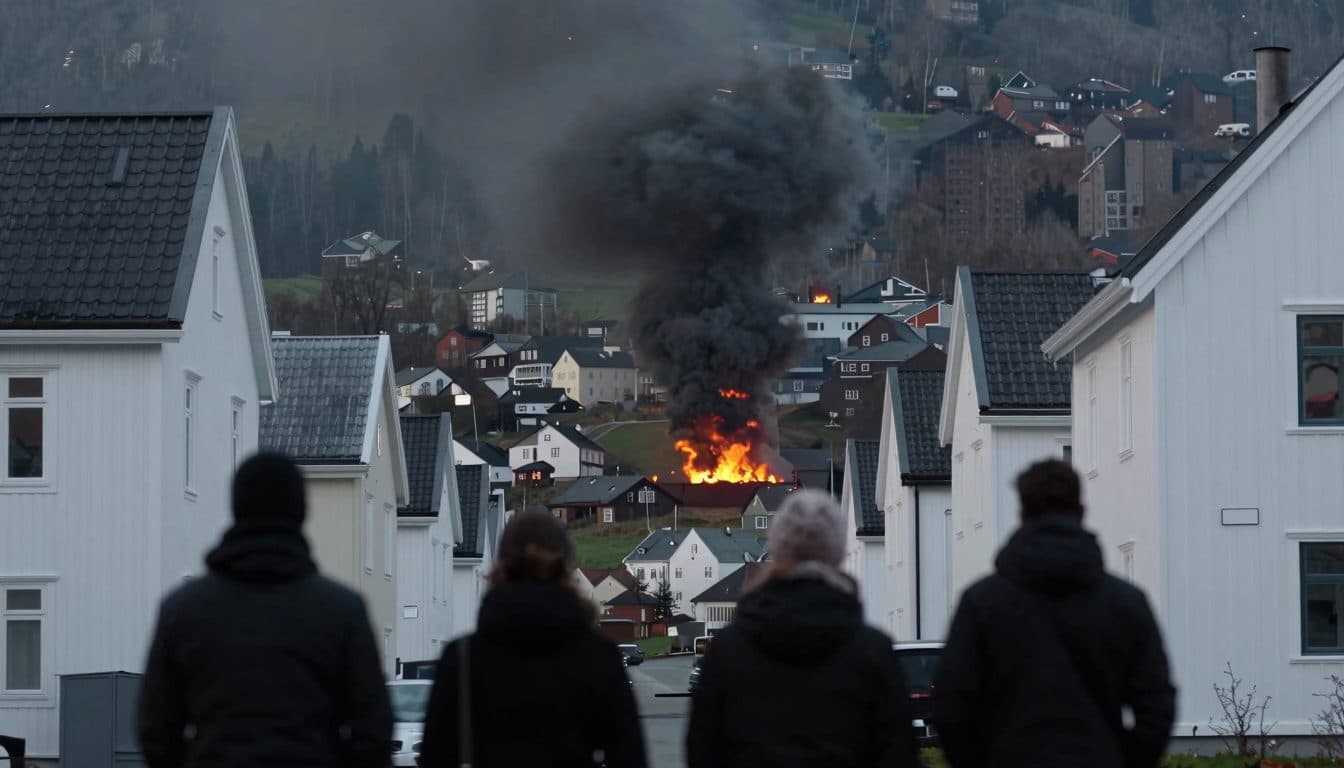 Mehr als 100 Wohneinheiten bei Brand in Drammen zerstört – Hunderte Menschen evakuiert