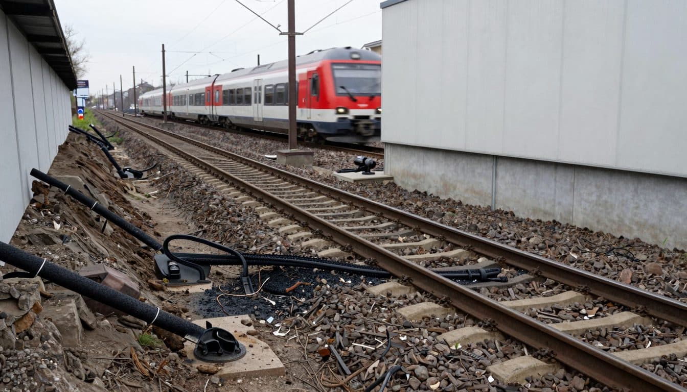 Böschungsbrand legt Bahnstrecke Düsseldorf–Köln lahm – Staatsschutz ermittelt wegen Sabotageverdachts
