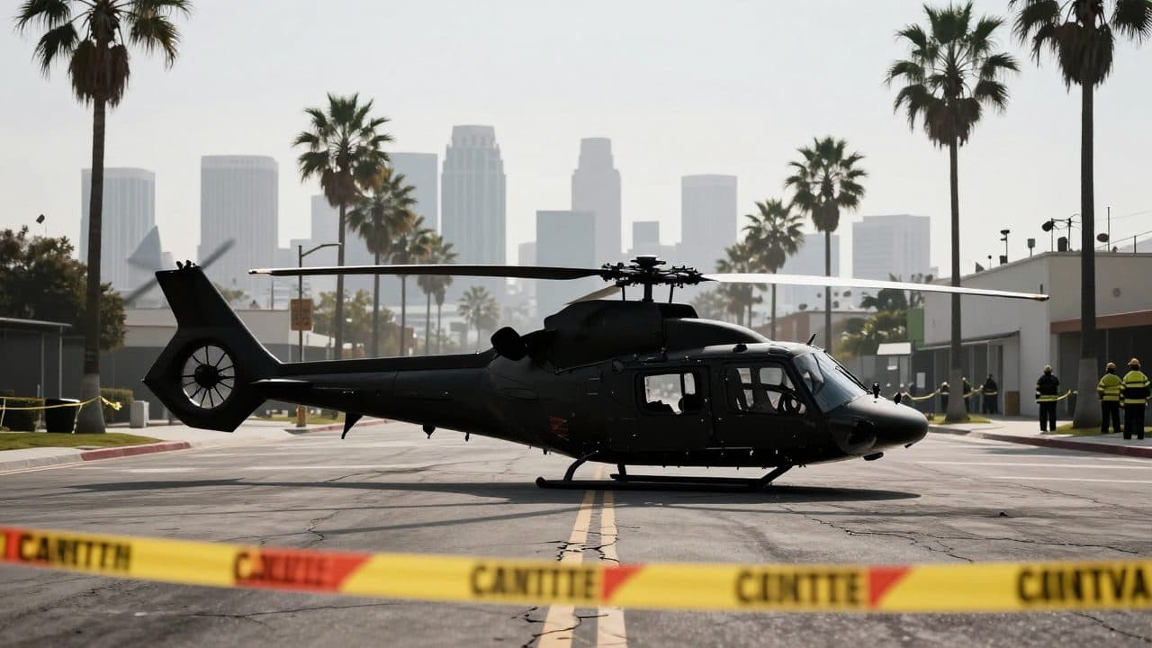 Fernsehhubschrauber in Los Angeles abgestürzt – mehrere Tote