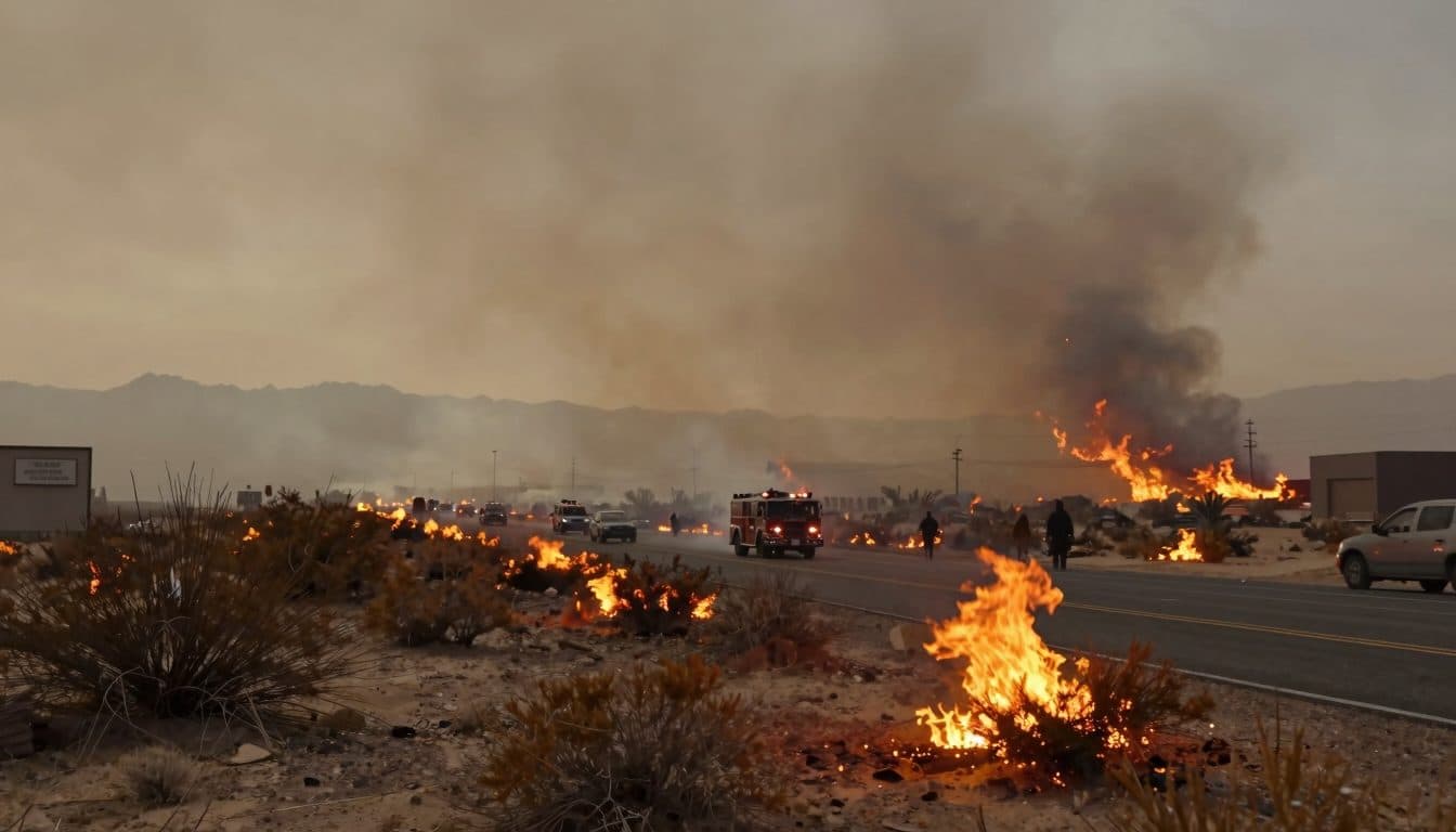 Tausende Haushalte in Nevada ohne Strom: Feuer nahe Reno breitet sich rasch aus