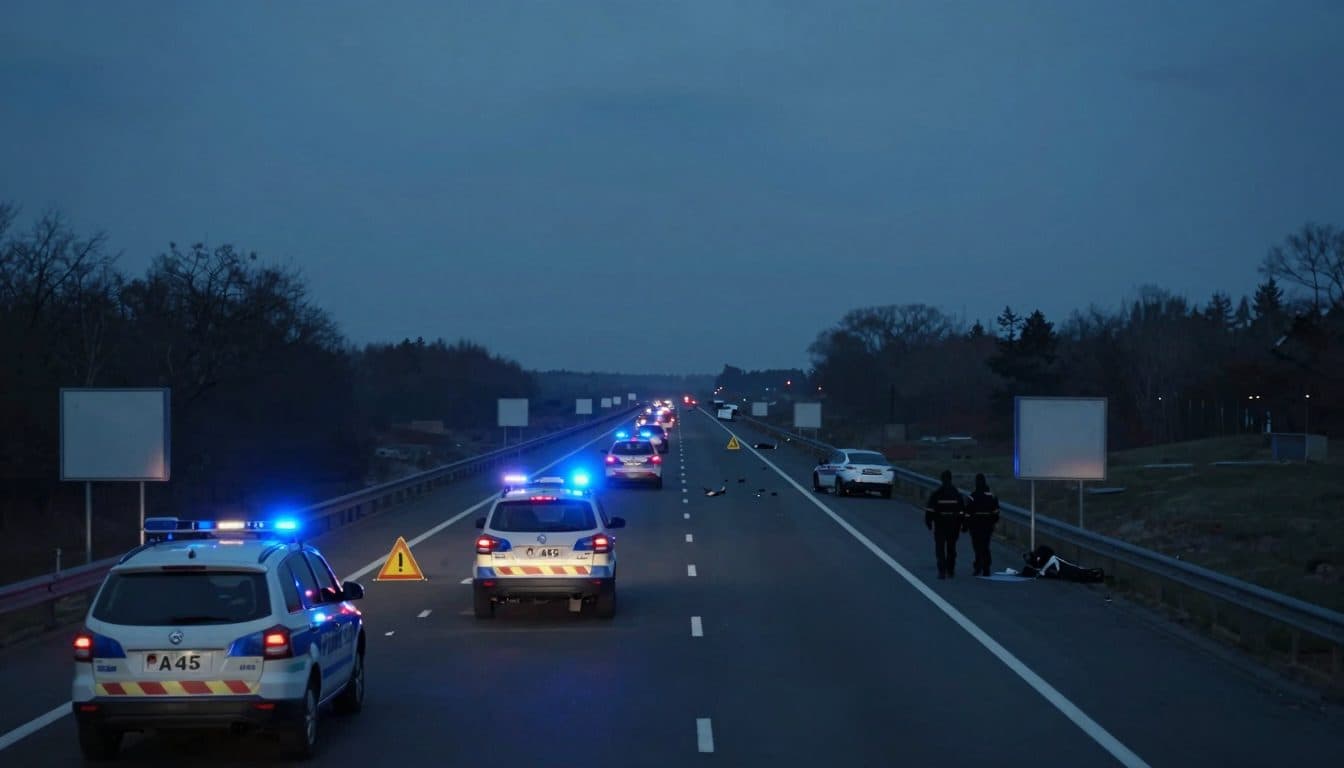 Zwölfjährige stirbt nach Falschfahrt auf der A45 bei Florstadt