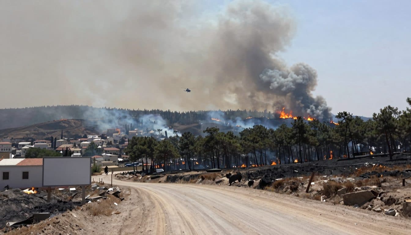 Zwei Tote bei Waldbrand nahe Thessaloniki – dritte Person mit Verbrennungen im Krankenhaus