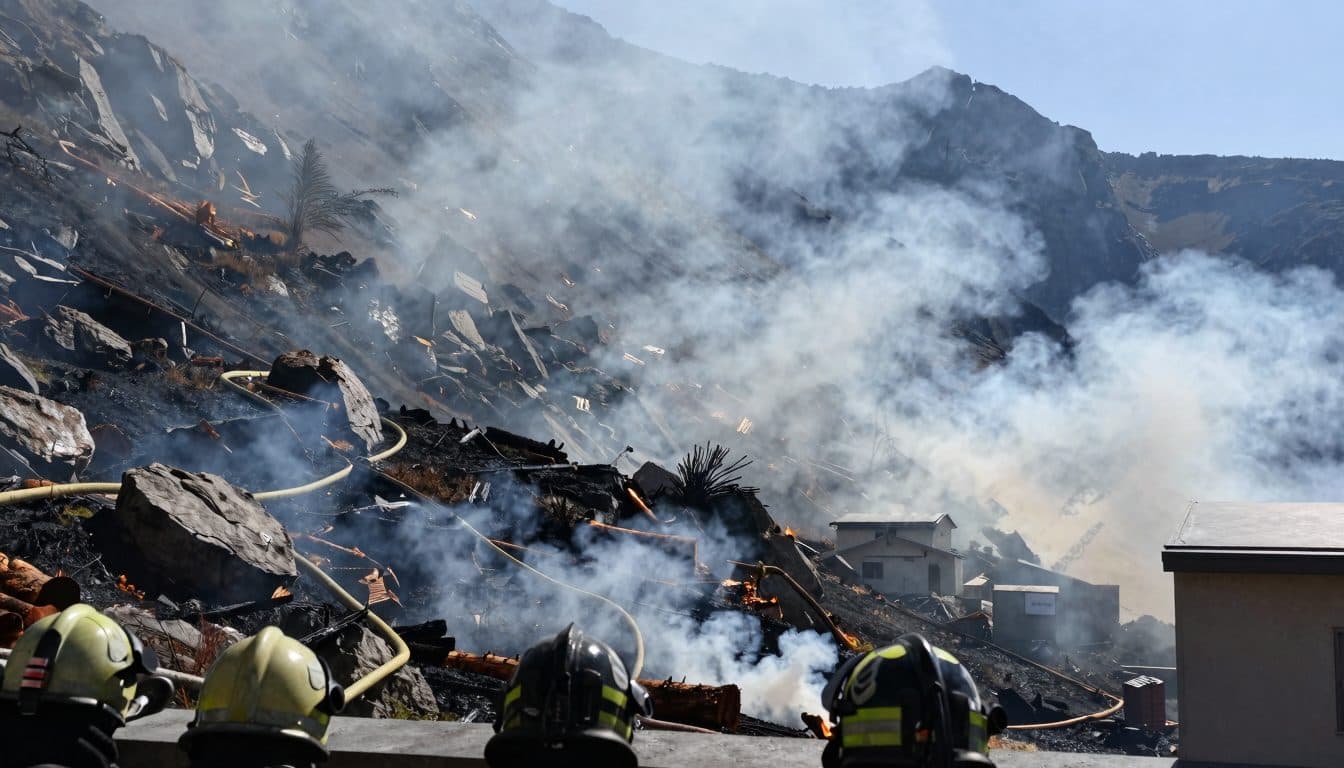 Feuerwehrmann stirbt bei Löscharbeiten in den französischen Alpen