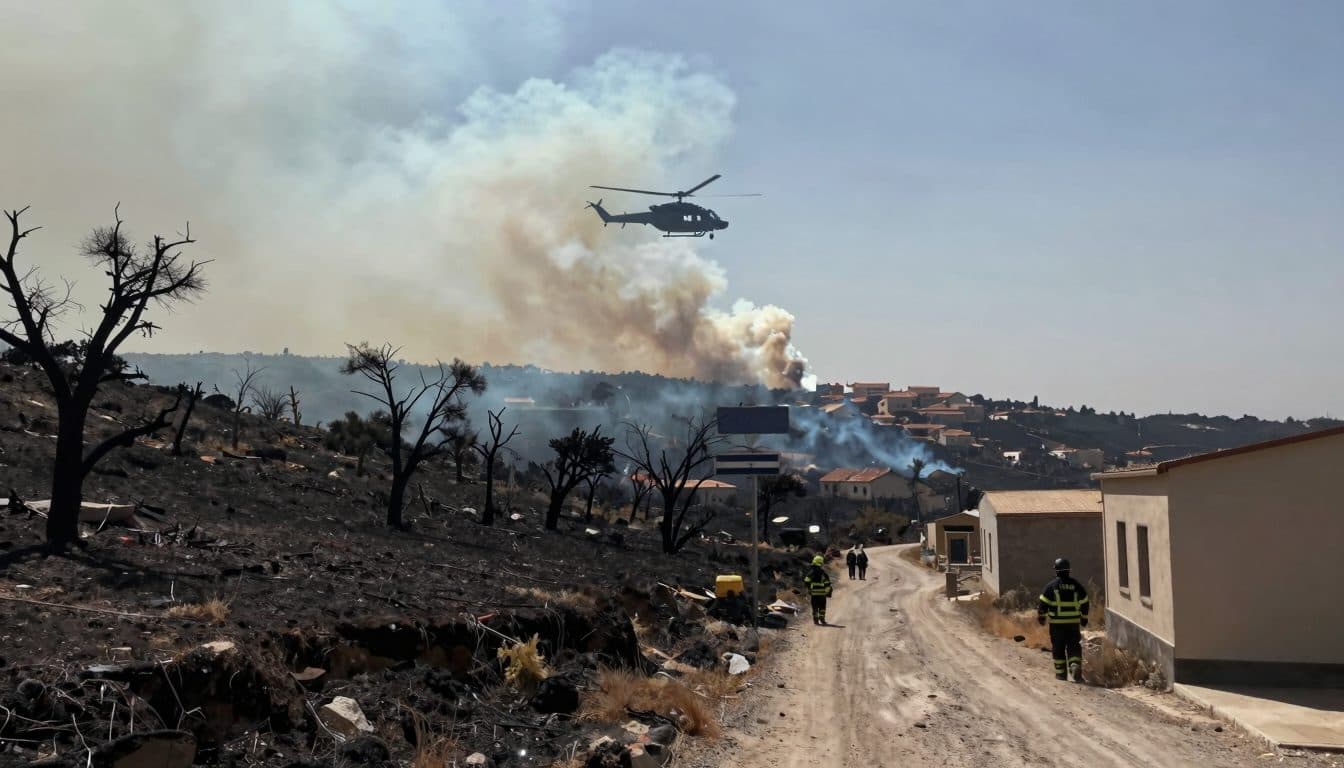 Waldbrände wüten auf Sizilien und Sardinien – Hunderte Einsatzkräfte im Kampf gegen die Flammen