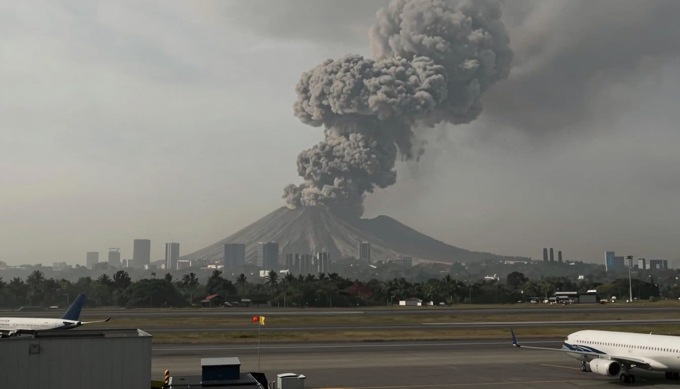 Anak Krakatau spuckt Asche: Flughafen Jakarta streicht Flüge