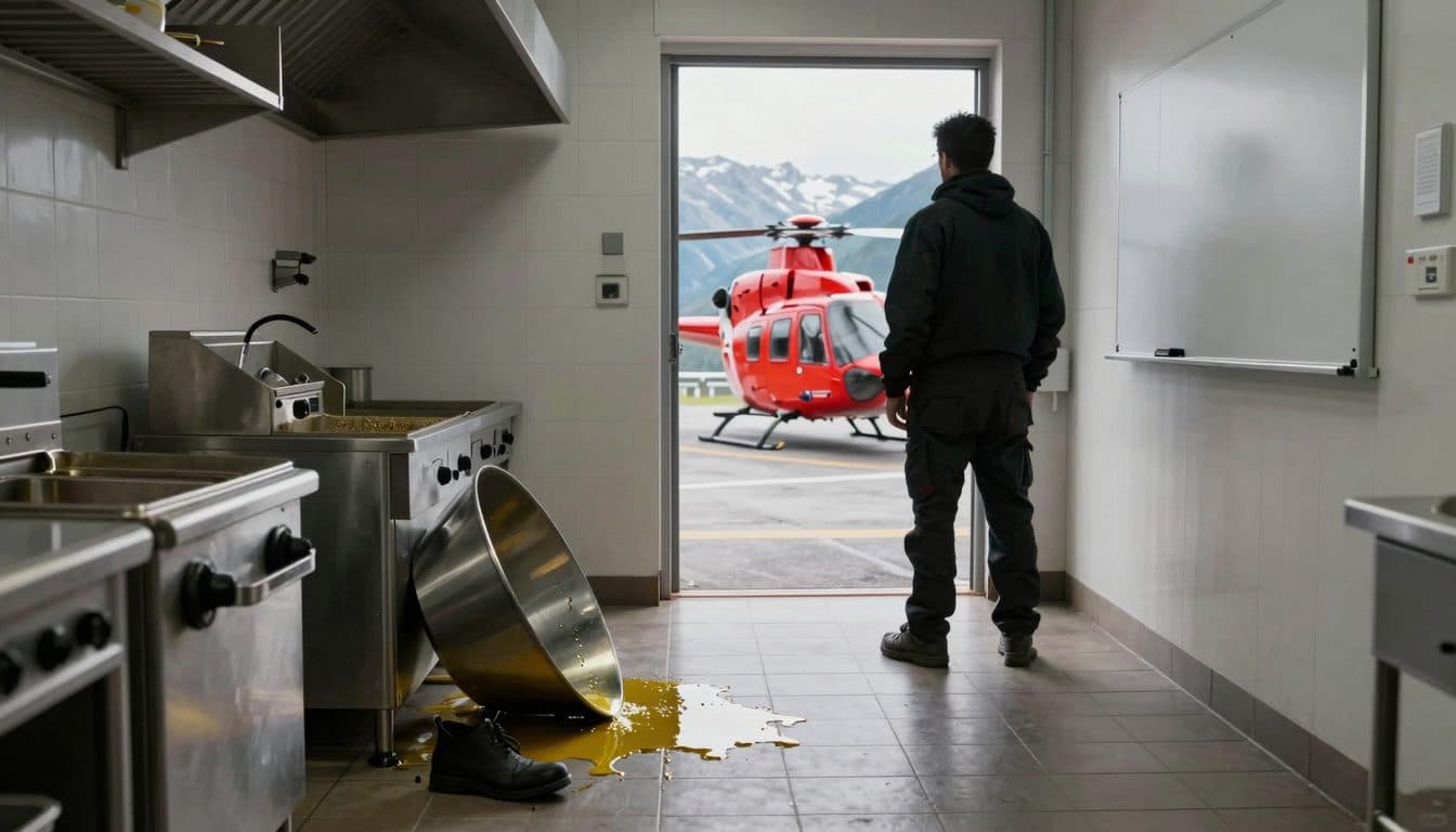Schwere Verbrennungen in Gastroküche: Frau in Steiermark mit Hubschrauber ins Spital geflogen