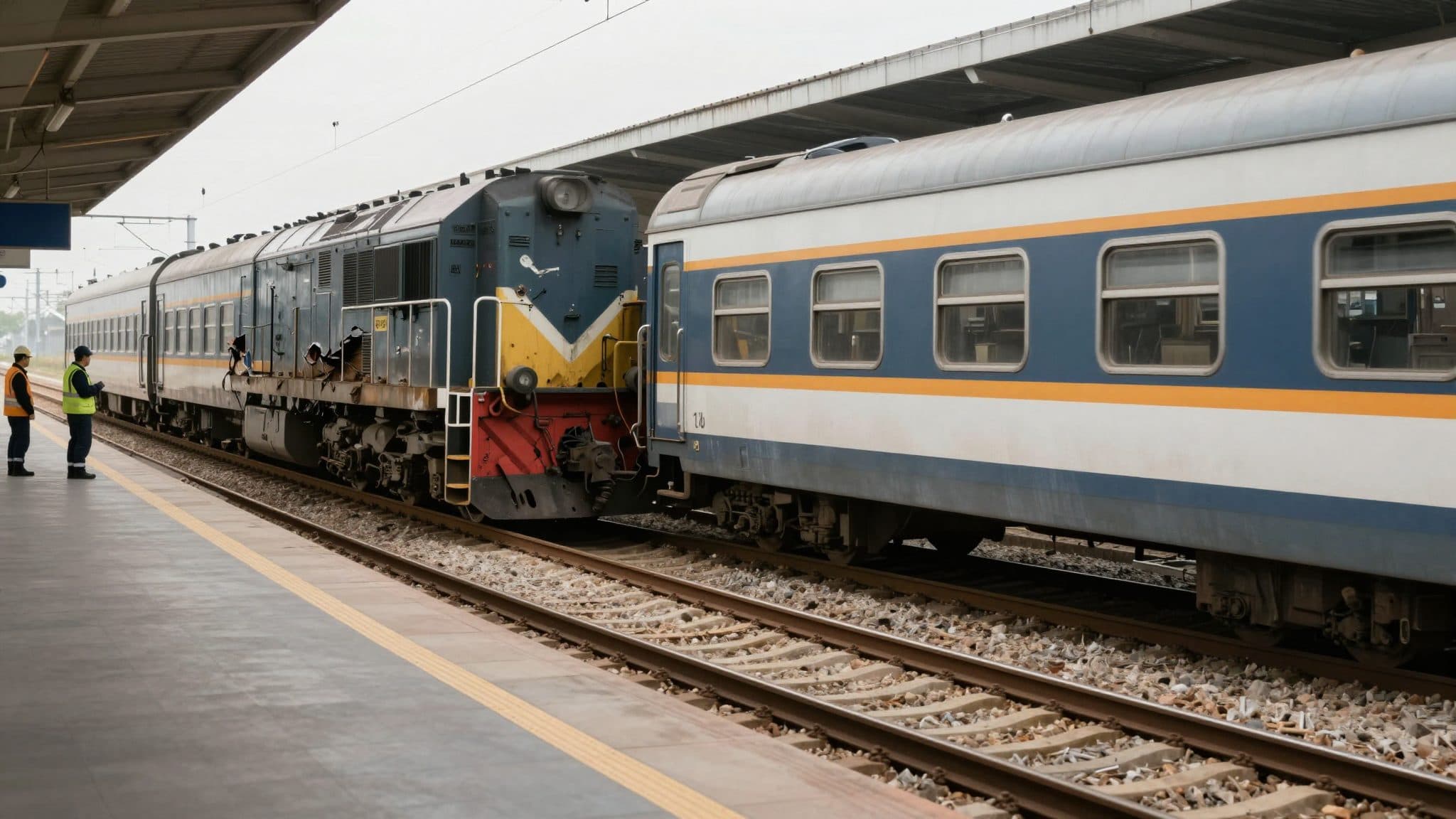 Zugkollision in Niederösterreich: Güterzug entgleist nach Streifkontakt mit leerem Personenzug