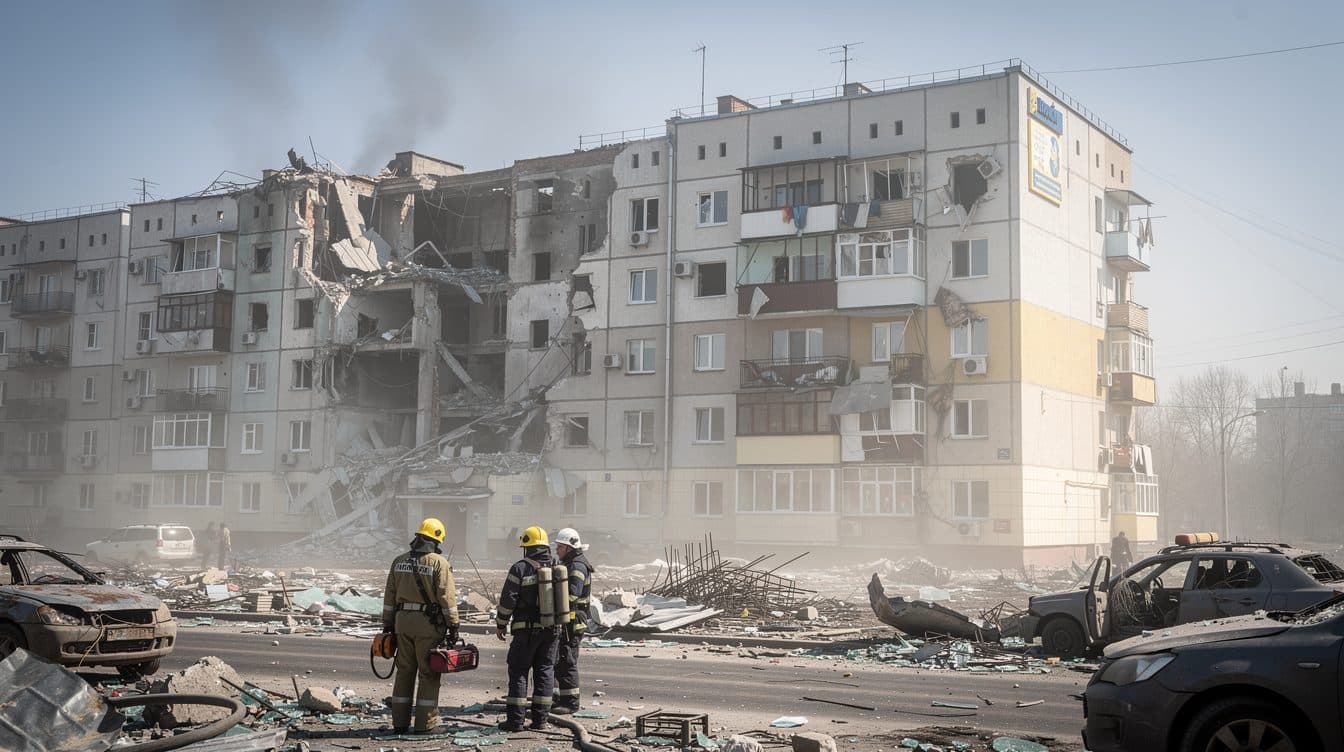 Russische Luftangriffe auf Saporischschja und Slowjansk: mindestens vier Tote