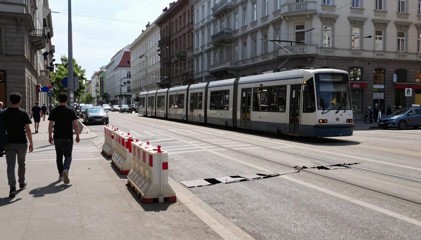 Wien-Alsergrund: Sieben Bim-Linien seit Ferienbeginn unterbrochen – Anrainer kritisieren Priorität für Autos