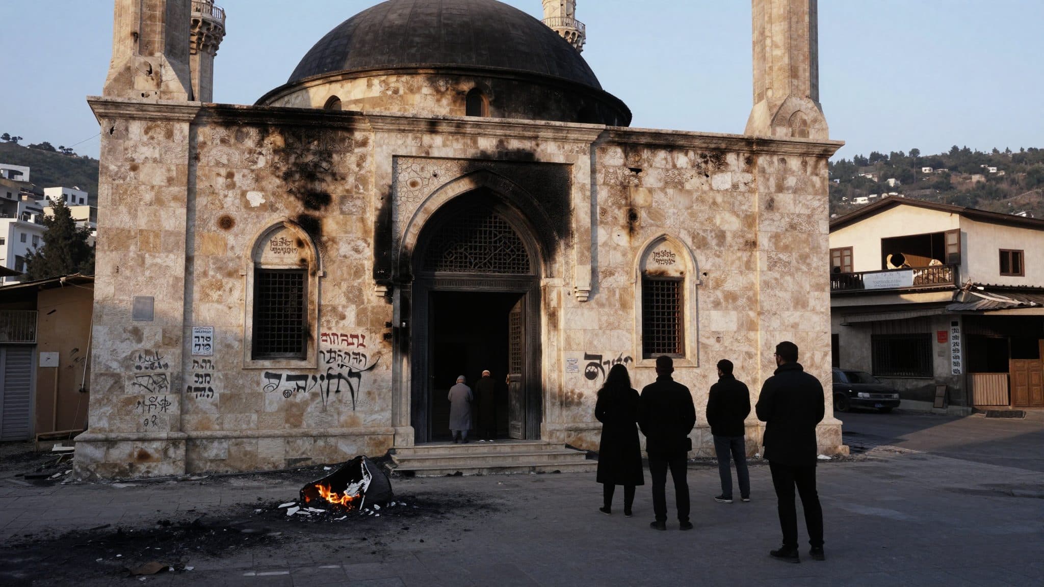 Brandanschlag auf Moschee in At-Tuwani – Ermittlungen gegen Siedler im Westjordanland
