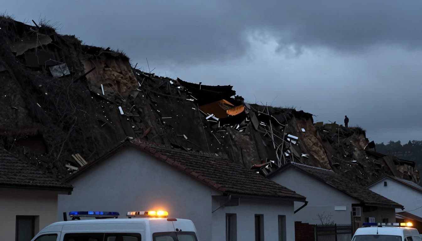 Eine Tonne Gestein: Felsblock durchschlägt nach Unwetter Dach eines Wohnhauses in Starzach