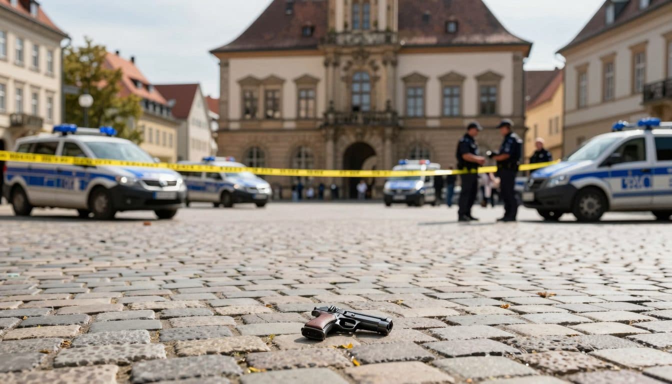 Großeinsatz in Würzburg: Polizei stoppt zwei Männer mit Spielzeugpistolen