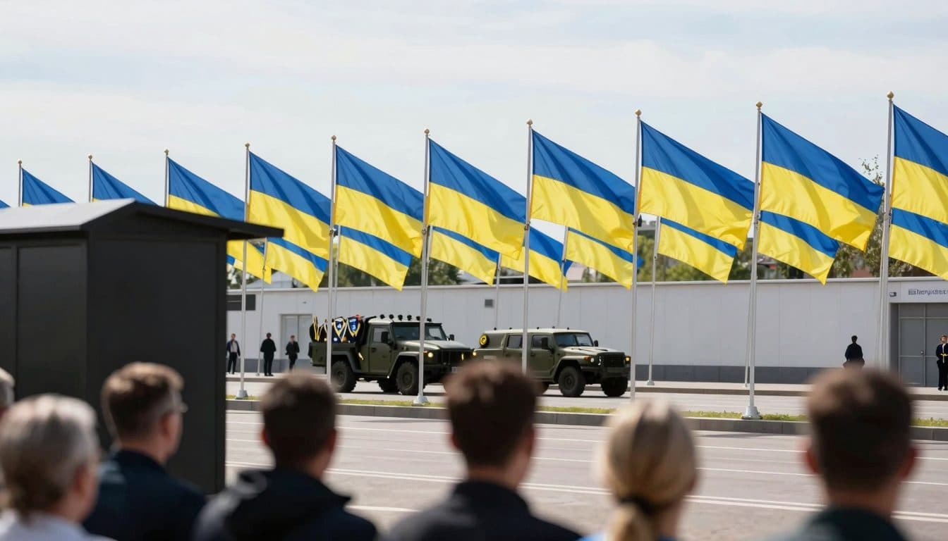 Unabhängigkeitstag der Ukraine: EU sagt Milliarden für Verteidigung zu, britischer Premier in Kiew