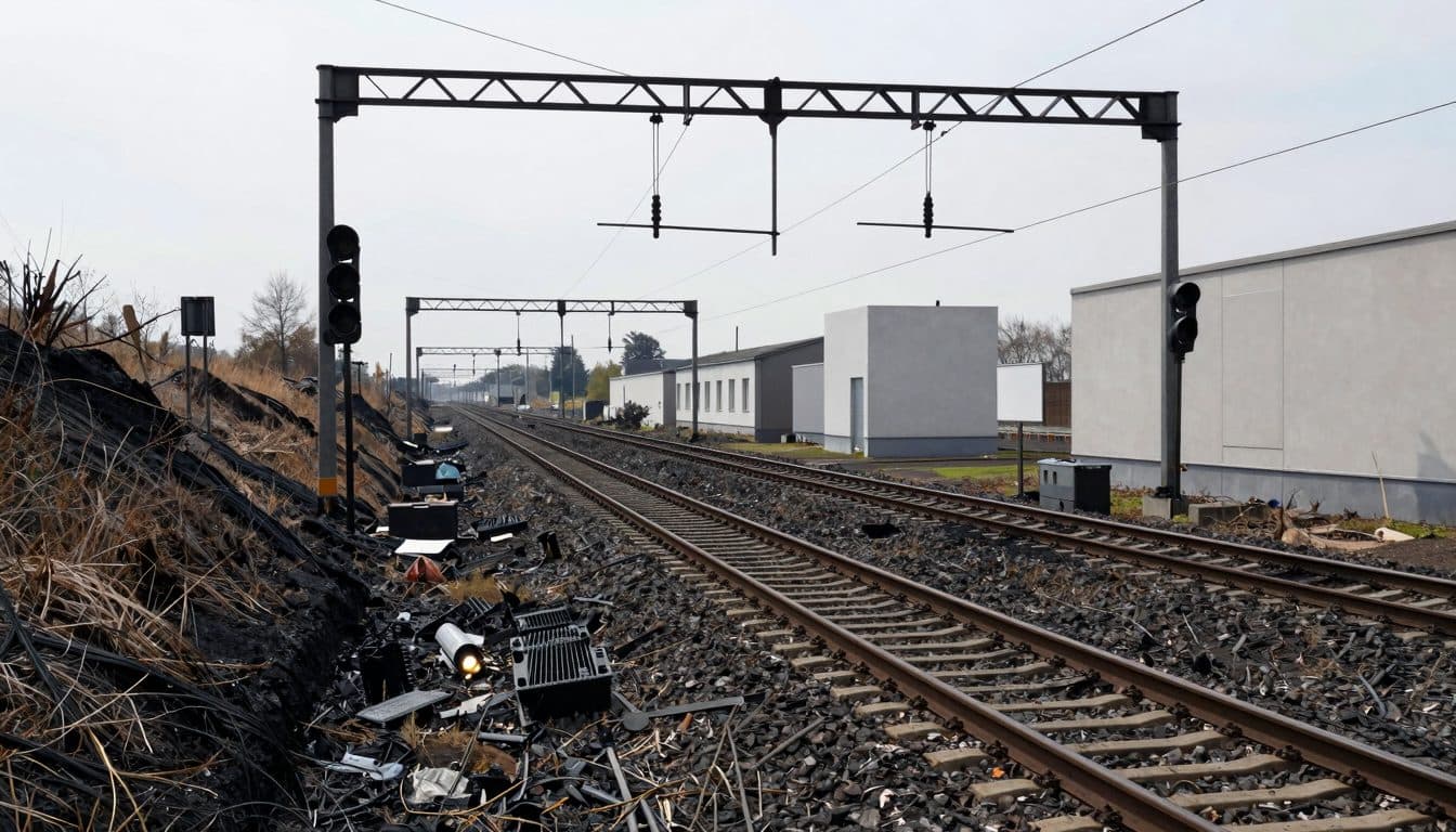 Staatsschutz ermittelt nach Böschungsbrand auf Bahnstrecke Düsseldorf–Köln – Bekennerschreiben einer linksextremen Gruppe aufgetaucht