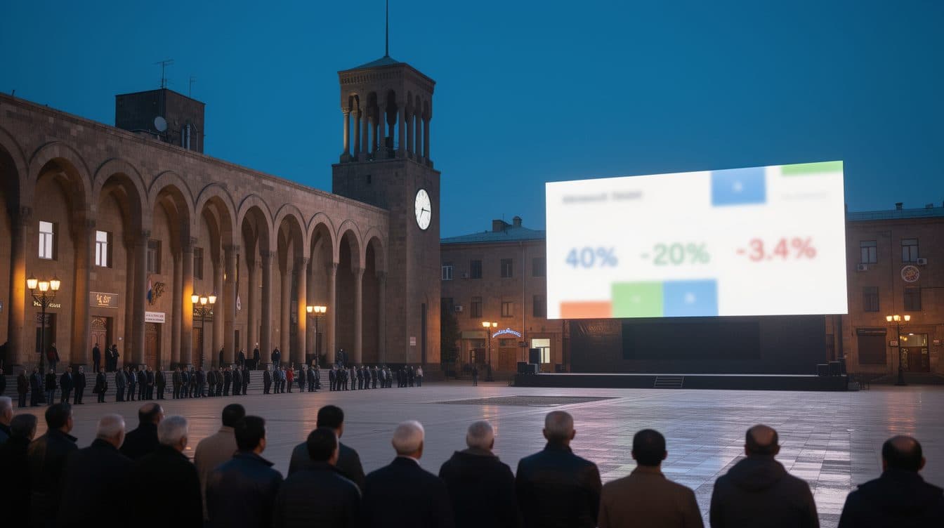 Parlamentswahl in Armenien: Paschinjans Partei nach Hochrechnungen vorn