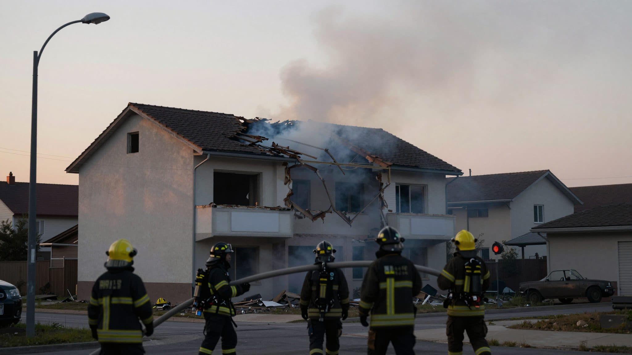 Tödlicher Wohnhausbrand in Fels am Wagram: 14 Feuerwehren im Einsatz