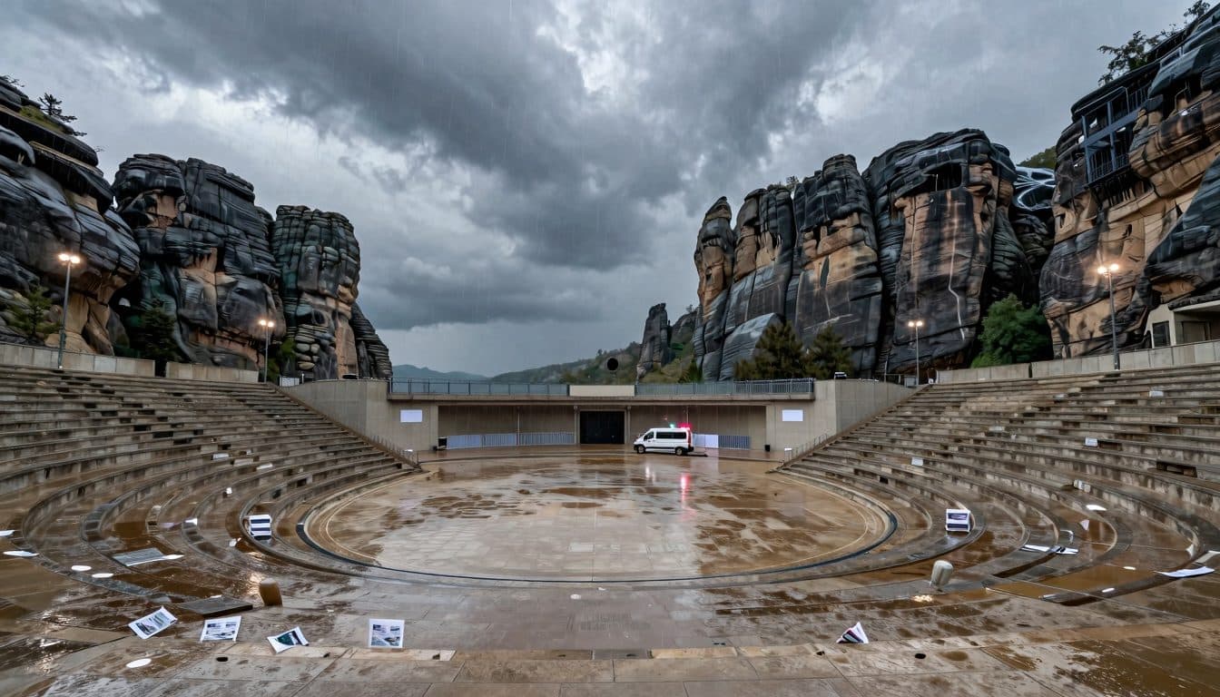 Unwetter Felsenbühne Rathen: ein Toter, Verletzte, Vorstellungen abgesagt