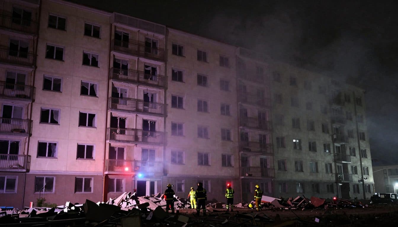 Russischer Raketenangriff trifft Wohnhaus in Kyjiw, mindestens vier Tote