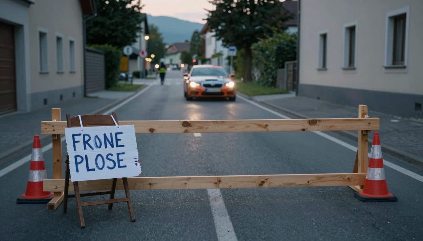 Geburtstagsfeier blockiert Straße ohne Genehmigung – 53-Jähriger von Rennfahrzeug erfasst