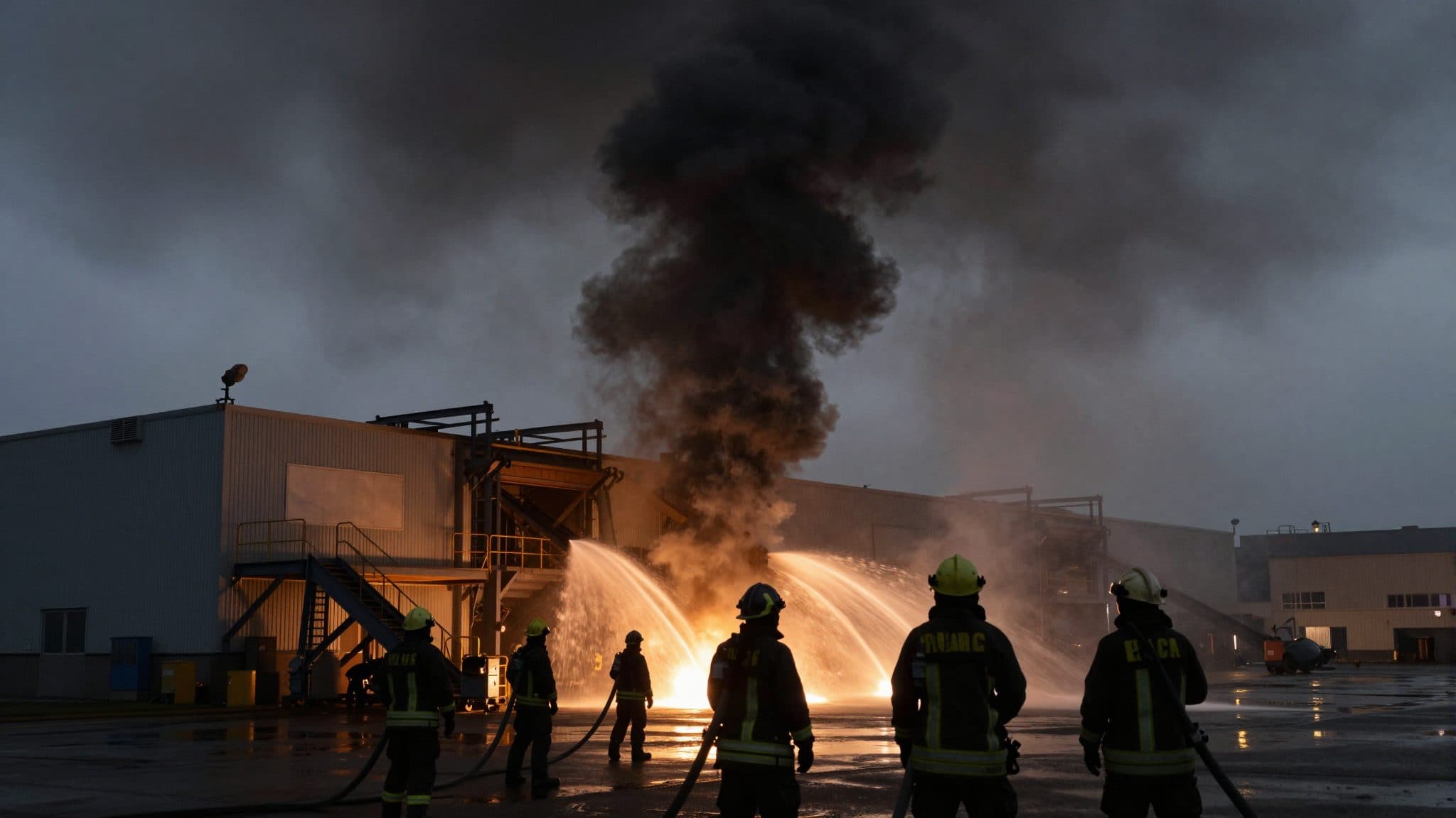 Falsch entsorgter Akku löst Großbrand in Sortieranlage in Steyr aus