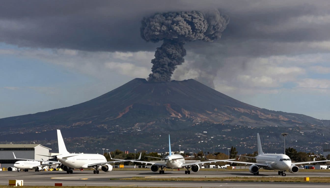 Vulkan Ätna verstärkt Ascheausstoß – Flughafen Catania vorübergehend geschlossen