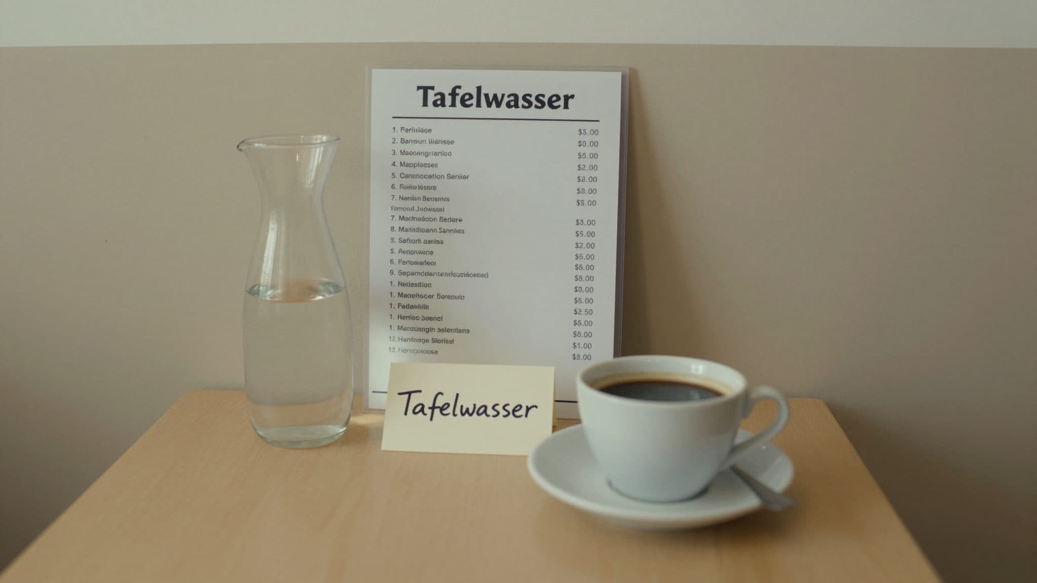 AK-Stichprobe in Wien: Leitungswasser kostet in den meisten Lokalen extra