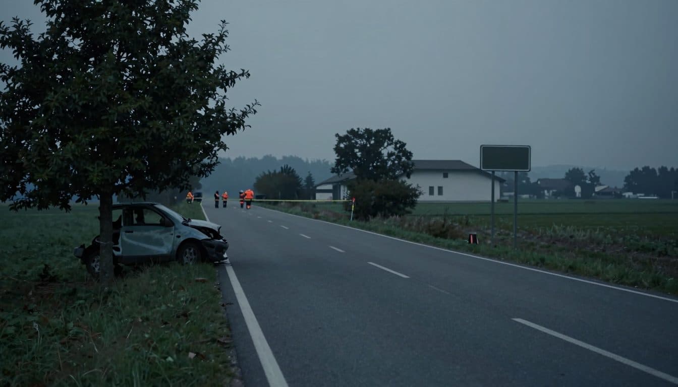 Autofahrerin kommt in Schlüßlberg von Straße ab und stirbt an Unfallstelle