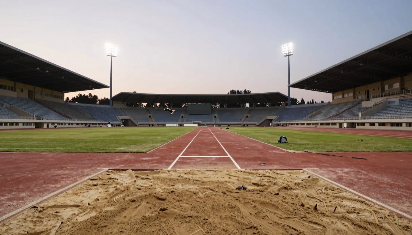 Endiorass Kingley wird beim World Jump Day in Linz Zweiter im Dreisprung
