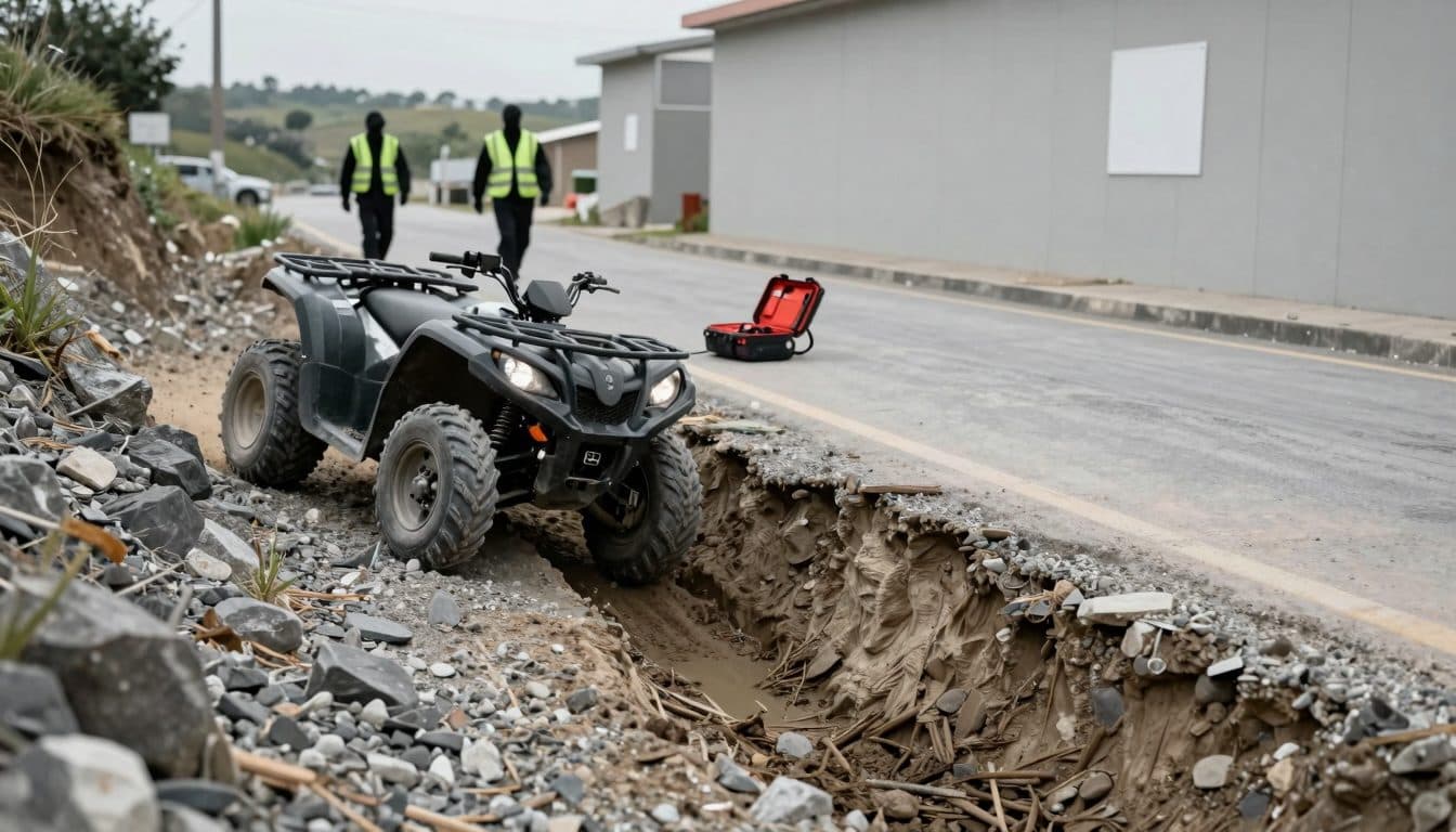 Quad-Unfall Gaming: 21-Jähriger schwer verletzt
