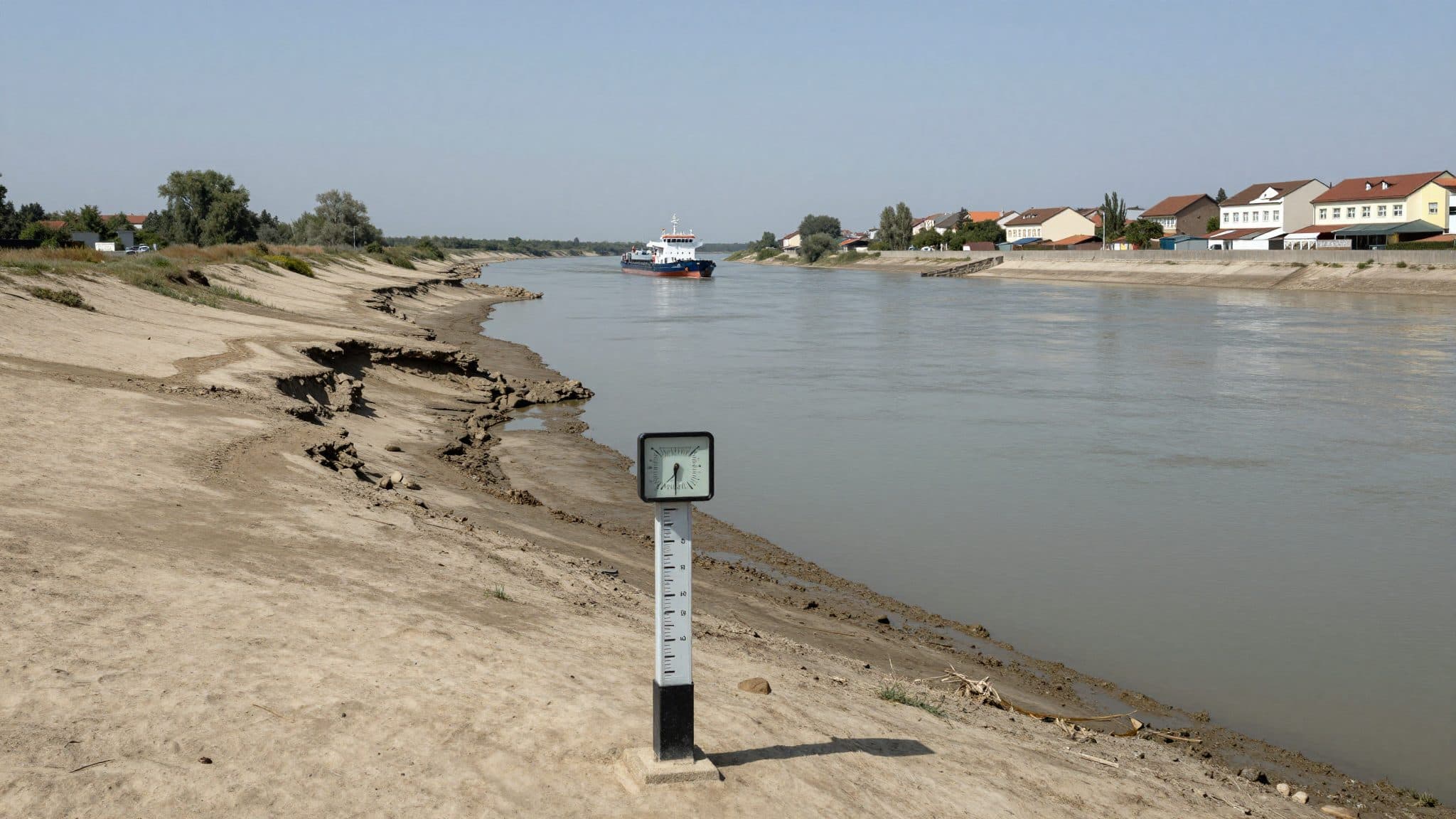 Wasserkrise an der Donau: Rumänien lässt Flussabschnitt für Schifffahrt freigeben