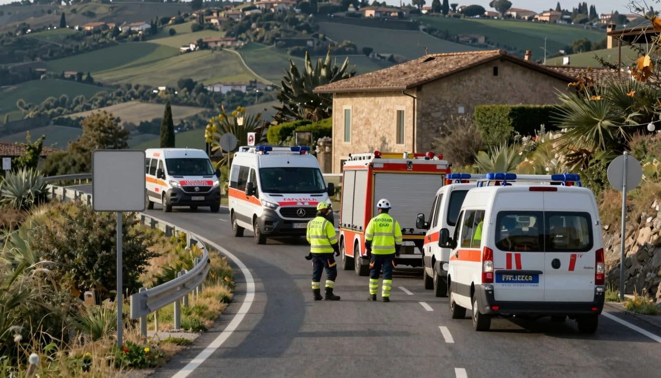 Busunglück Mittelitalien: 6 Tote und 27 Verletzte bei Rieti