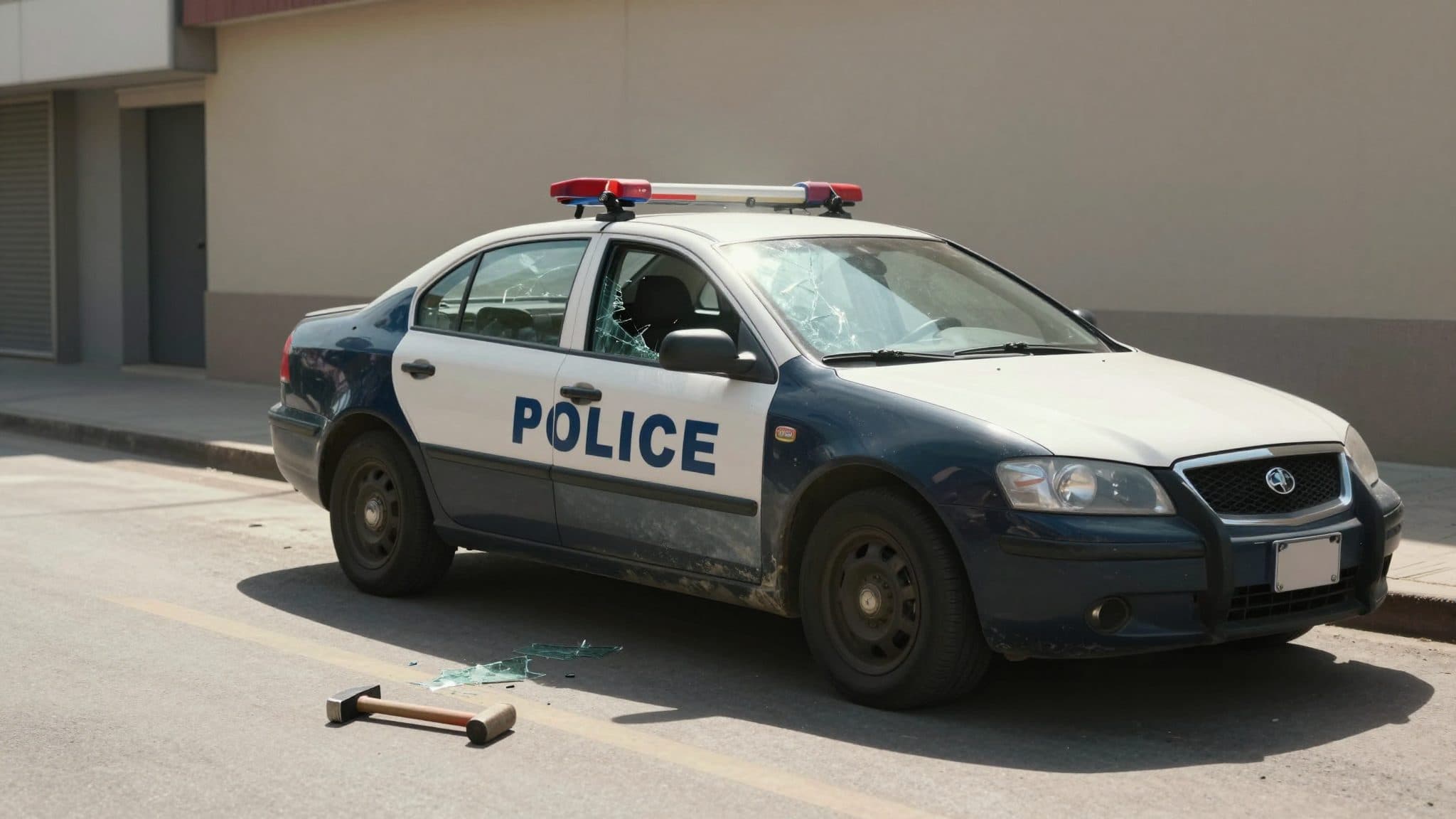 Polizisten befreien Säugling aus überhitztem Auto in Schwanenstadt