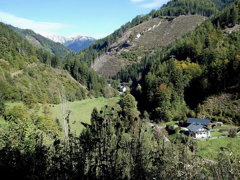 Der Rötzgraben bei Trofaiach, Steiermark, Österreich