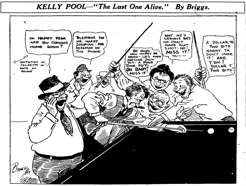Kelly Pool comics panel