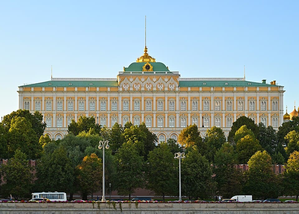 Grand Kremlin Palace in summer sunset light 2025-8