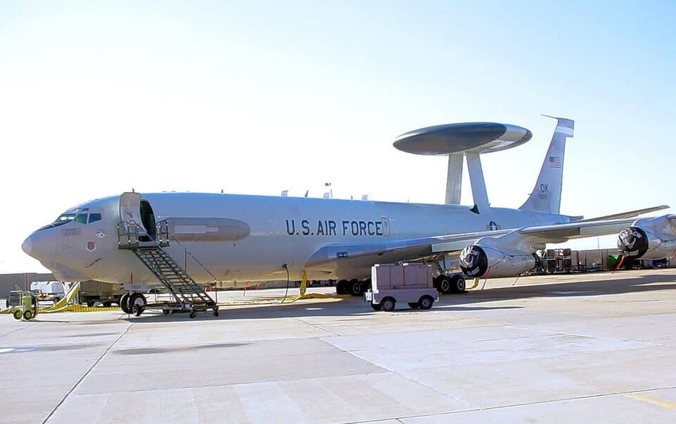 513th Air Control Group - Boeing E-3A Sentry 82-0007
